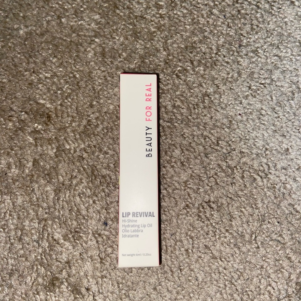 New Beauty For Real Lip Revival Hydrating Lip Oil - Raspberry Beret